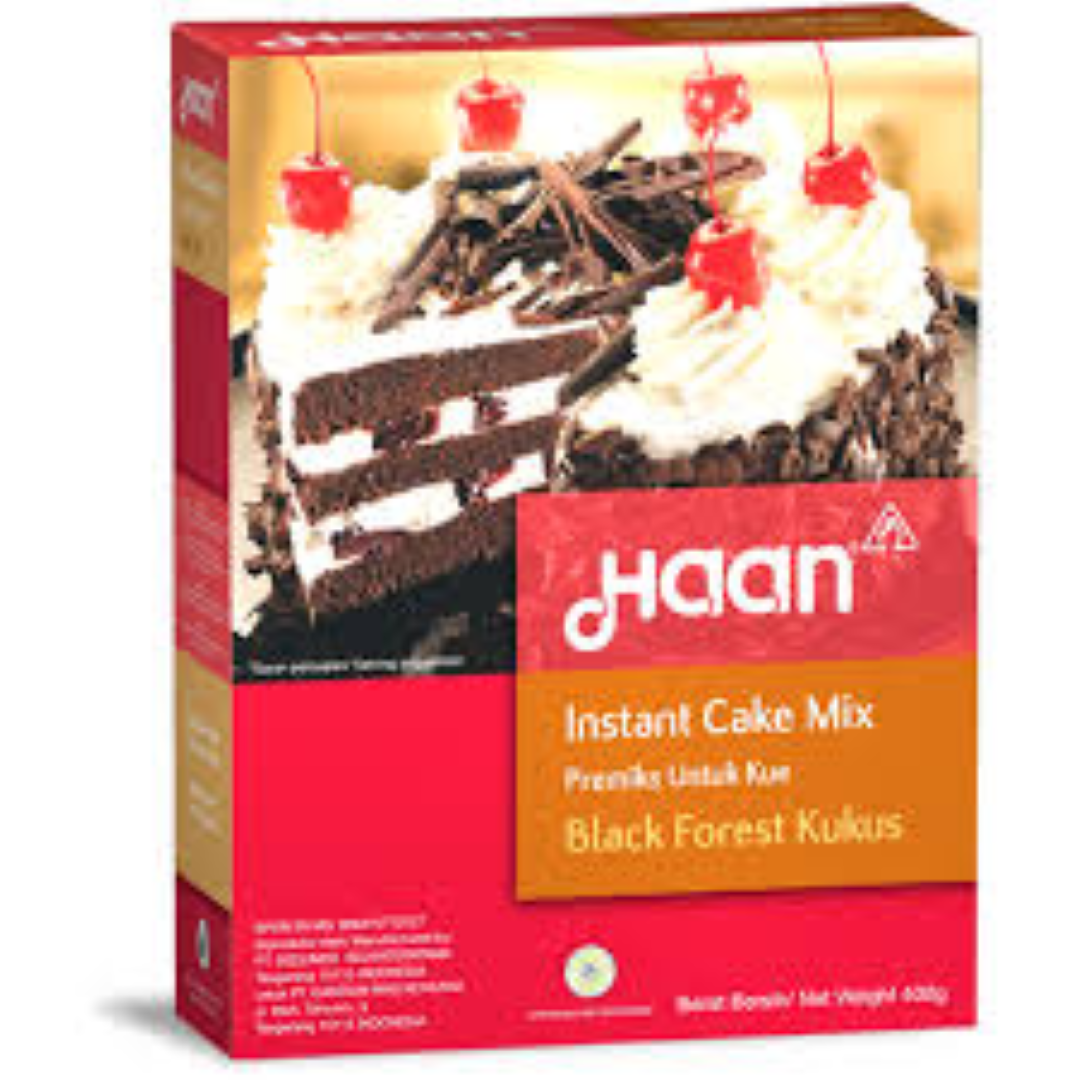 HAAN CAKE MIX STEAM BLACK FOREST 400G
